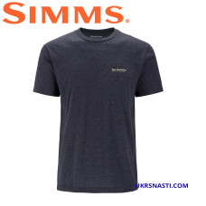 Футболка Simms Classic Tackle T-Shirt Navy Heather размер XL